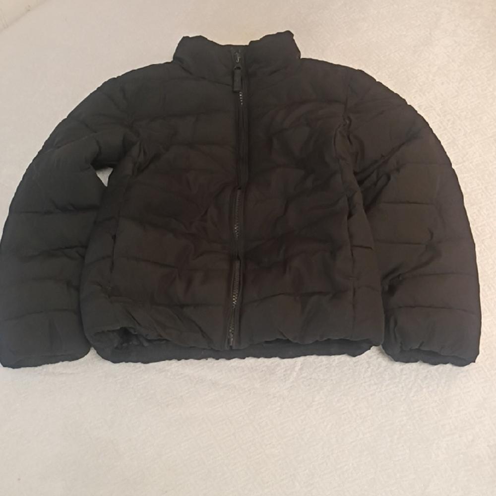 Place Black Puffer Jacket for Kids